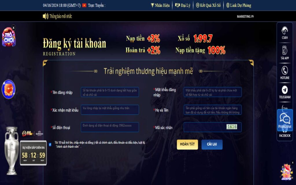 đăng ký cá cược tại link qh235.com